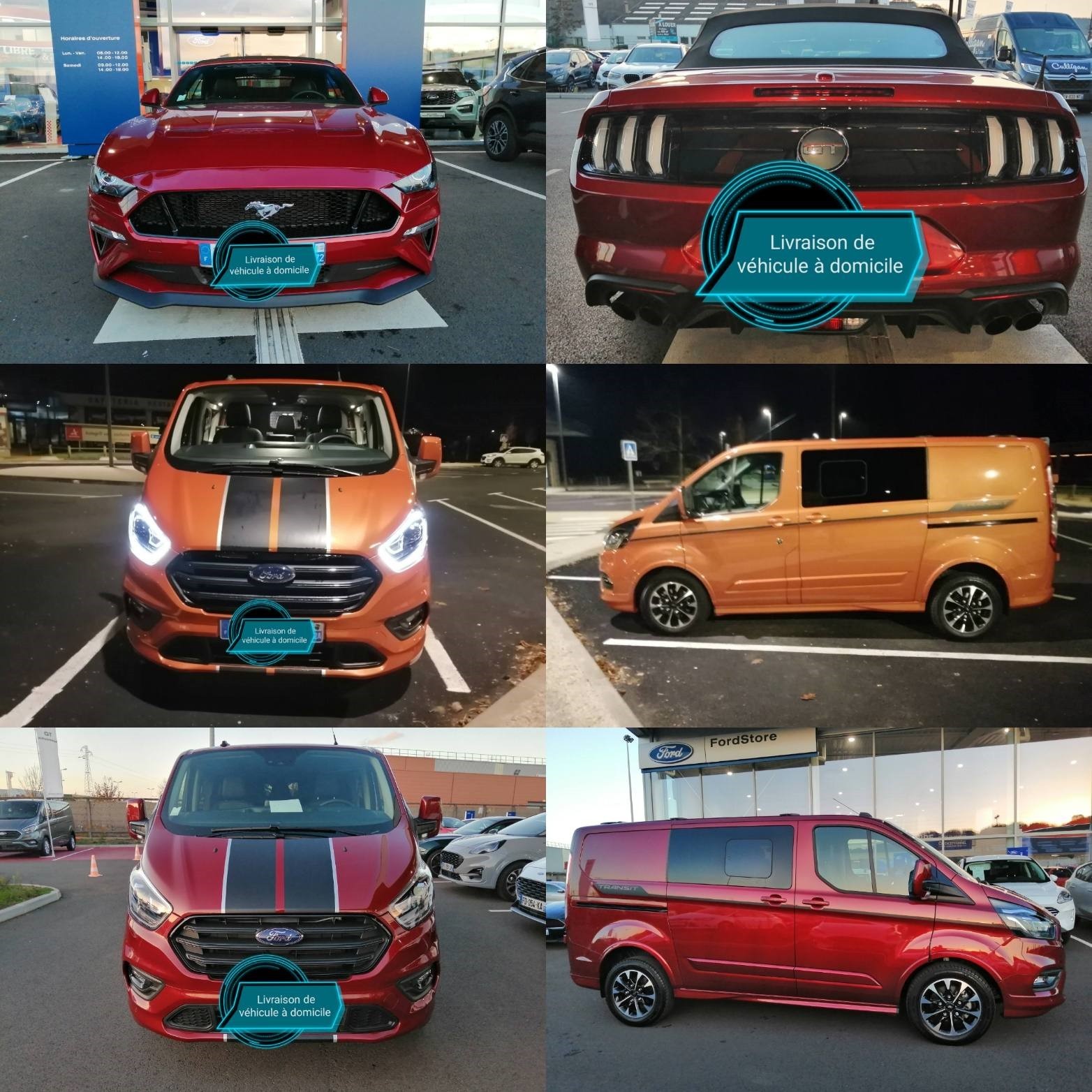 Montage photos convoyage ford