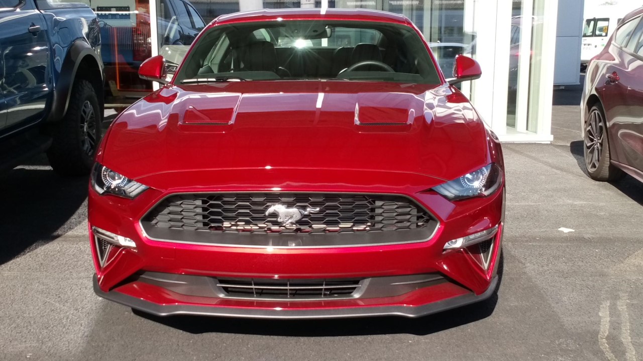 MUSTANG ROUGE FACE AVANT