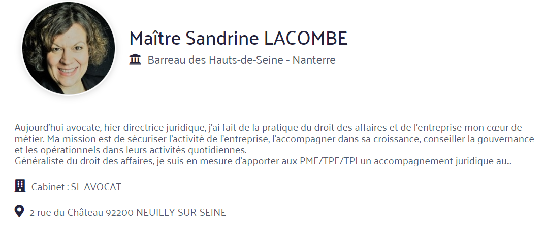 Avocat entreprise